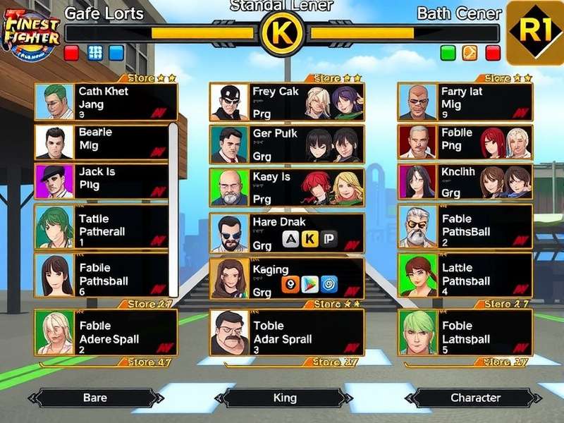 Karnataka's Finest Fighter Character Roster
